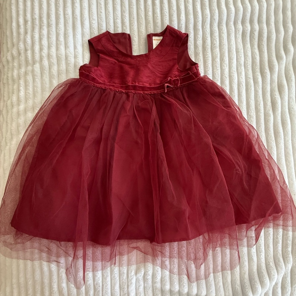 Gymboree Rich Red Formal Kids Dress - Picture 3 of 4